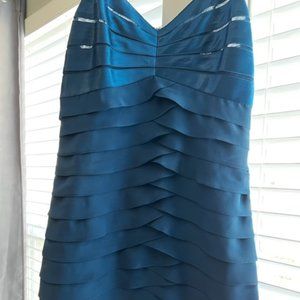 Eliza B Size 10 Short Blue Dress